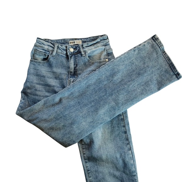 Katch Me Women's Premium Denim Light Wash Wide Leg Jeans EUR 36 / US 4-6 - Picture 3 of 11